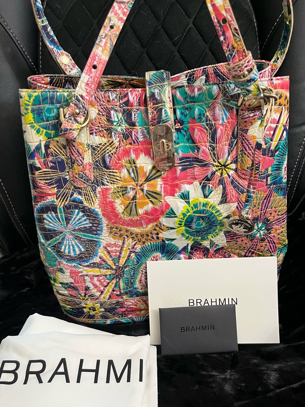 Brahmin Fiora Desert Bloom Melbourne Bag